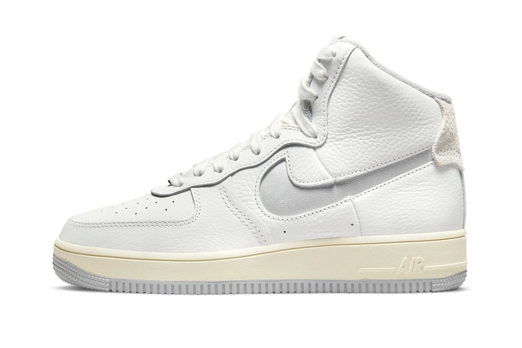 Nike Force 1 High Strapless Receives a "Light Smoke Grey" Makeover
