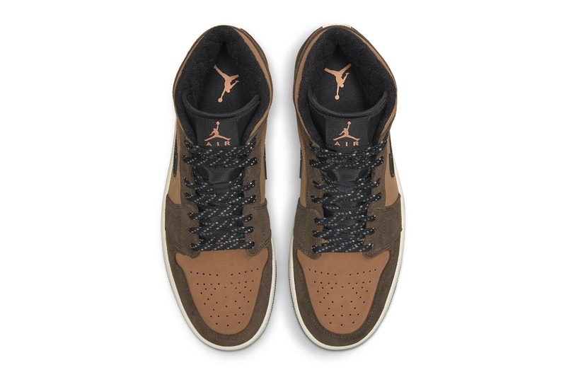 Air Jordan 1 Mid Have Surfaced in a New Earth Tone Colorway DC7294-200