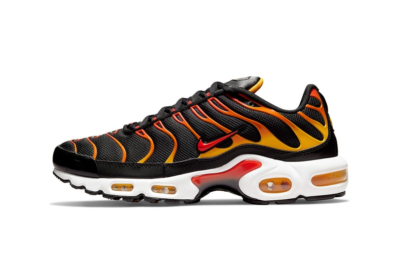 nike sportswear air max plus reverse sunset black red orange dc6094 001 official release date info photos price store list buying guide