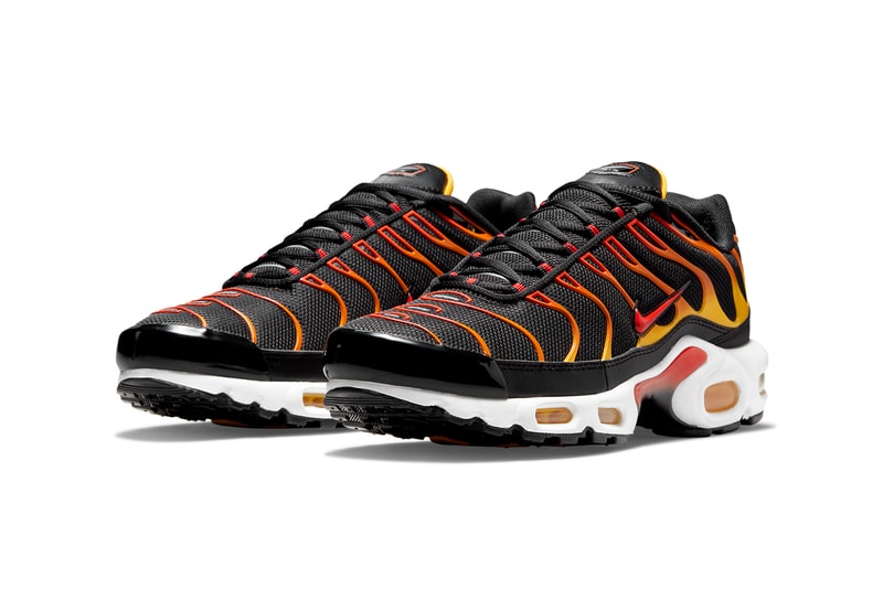nike sportswear air max plus reverse sunset black red orange dc6094 001 official release date info photos price store list buying guide