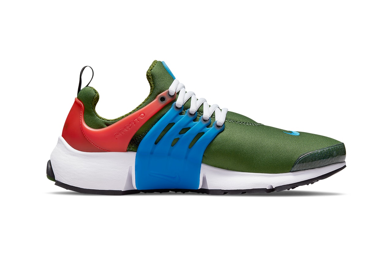 nike air presto forest green photo blue team orange black white CT3550 300 release date info store list buying guide photos price 