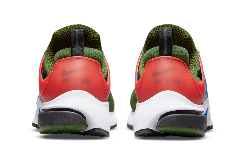 nike air presto forest green photo blue team orange black white CT3550 300 release date info store list buying guide photos price 