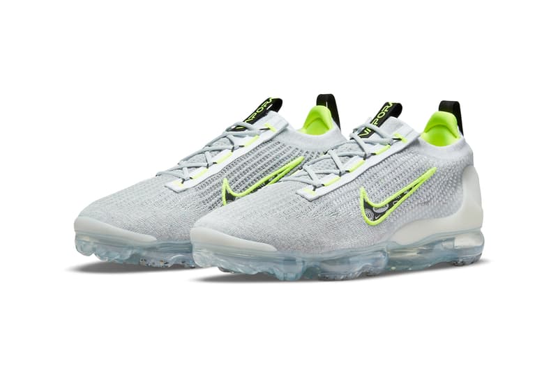 nike air vapormax 2021 wolf grey white volt black logo swoosh DH4085 001 official release date info photos price store list buying guide