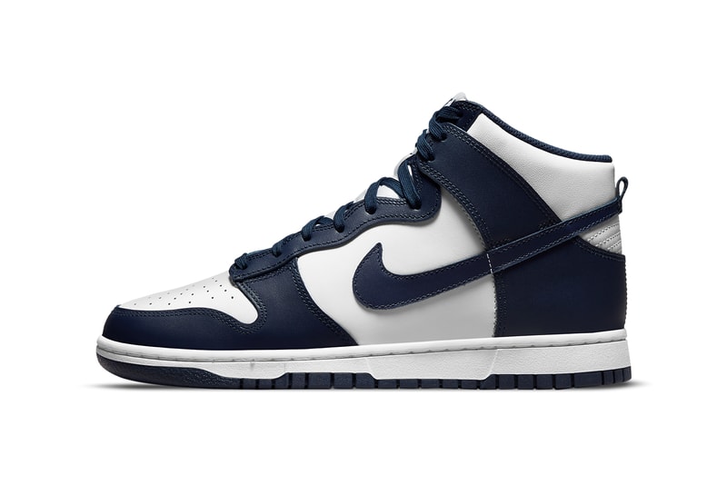 nike sportswear dunk high midnight navy white dd1399 104 official release date info photos price store list buying guide