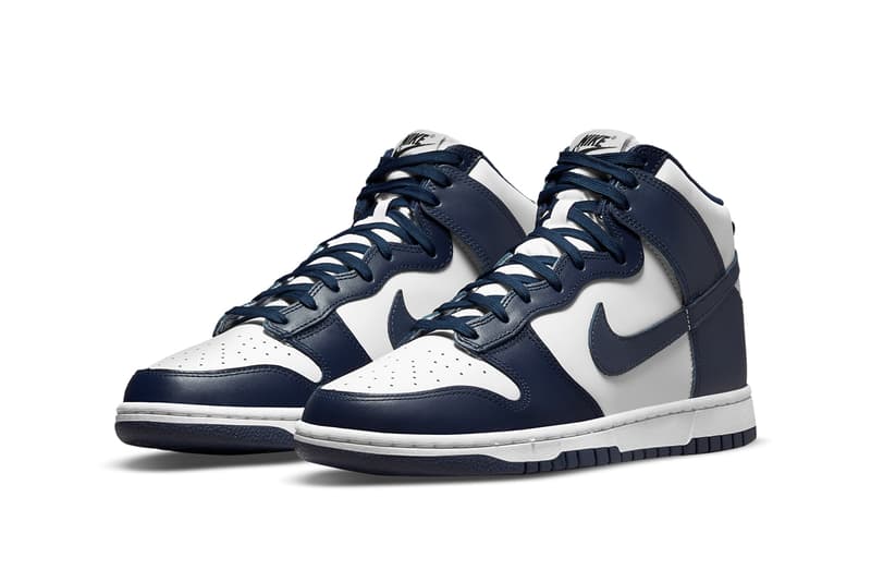 nike sportswear dunk high midnight navy white dd1399 104 official release date info photos price store list buying guide