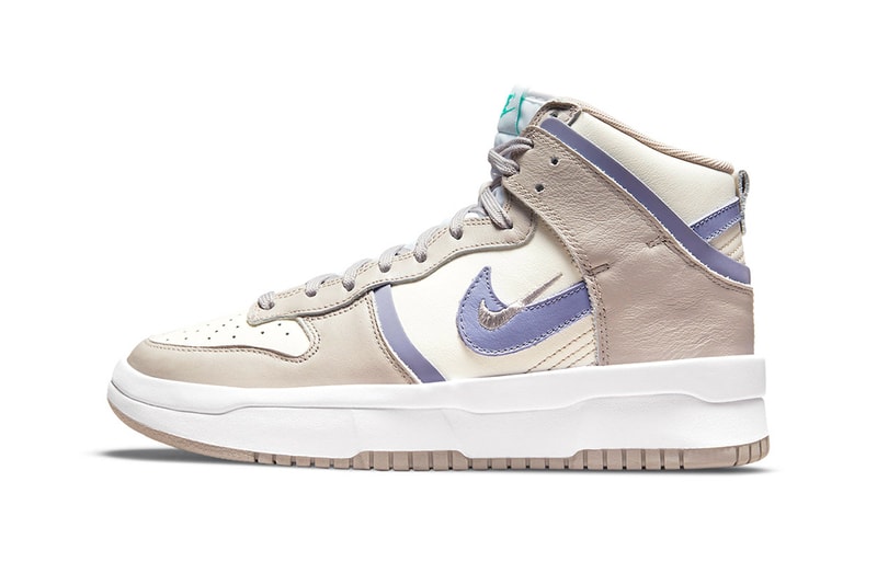 Official Images Nike Dunk High Iron Purple College Grey Sail 120 USD 2021 Release Drop Reveal Unveil