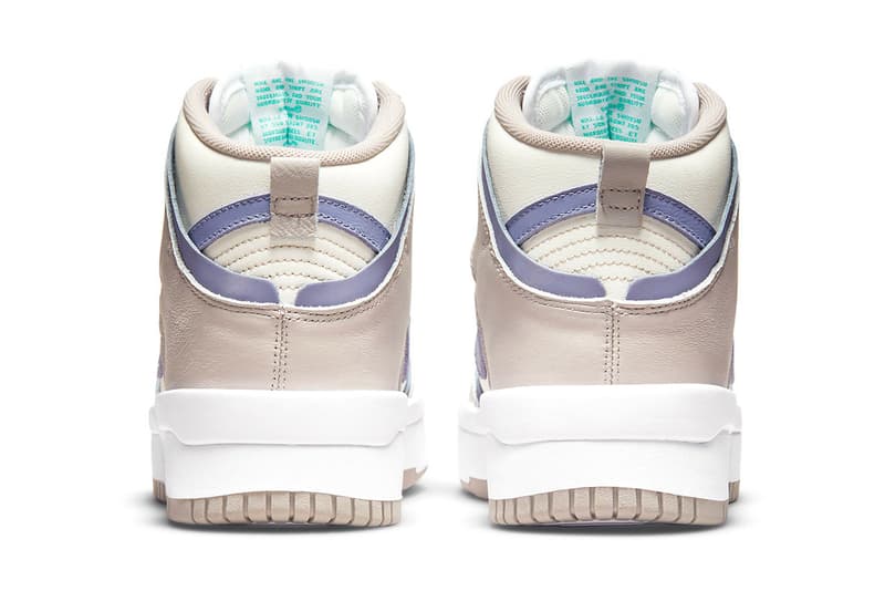 Official Images Nike Dunk High Iron Purple College Grey Sail 120 USD 2021 Release Drop Reveal Unveil