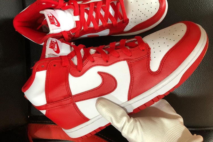 Nike Dunk High "University Red" Serves Up OG "Be True To Your School" Style