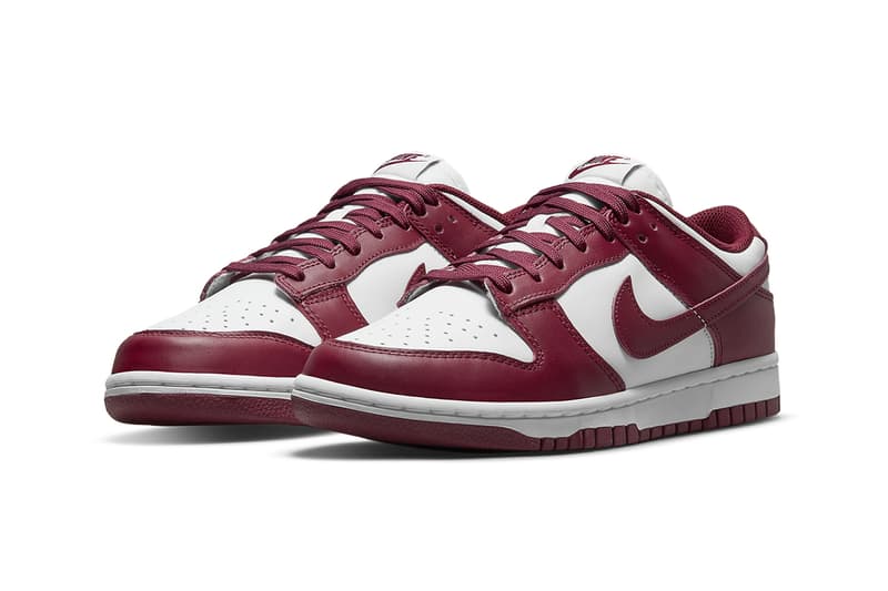 nike dunk low bordeaux white DD1503 108 release date info store list buying guide photos price 