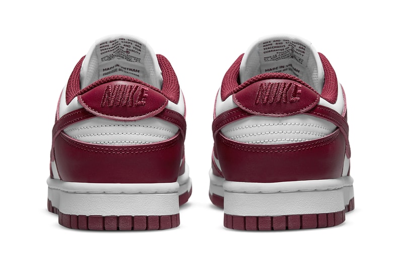 nike dunk low bordeaux white DD1503 108 release date info store list buying guide photos price 