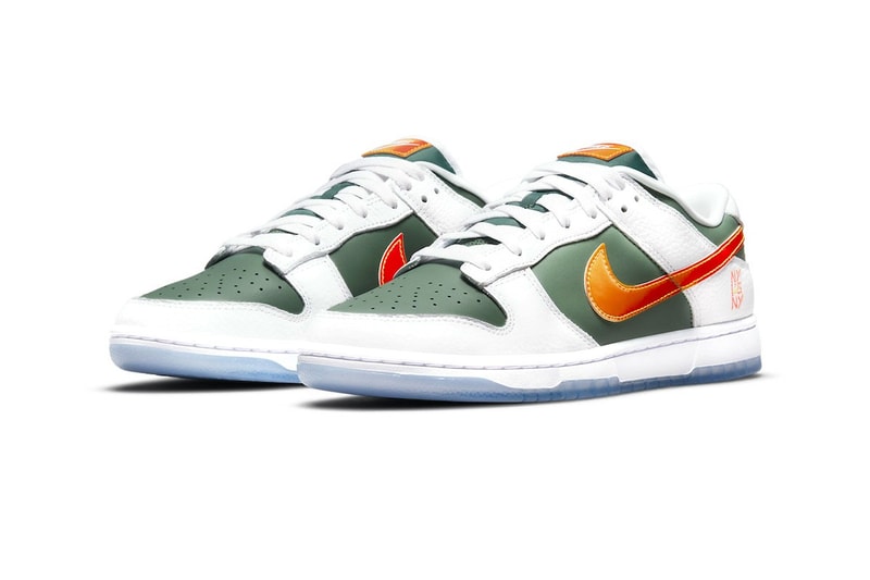 Nike Dunk Low Big Apple New York city NY vs NY this month august 31 2021 gatorade green orange black glow in the dark Dyckman Park West 4th Watson Lincoln Park Tristate Gersh Park release