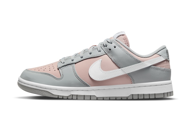 The Nike Dunk Low Appears in a Graceful Pink and Gray Colorway