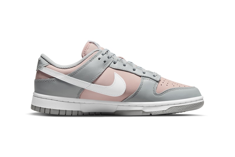 nike sportswear dunk low pink white gray dm8329 600 official release date info photos price store list buying guide