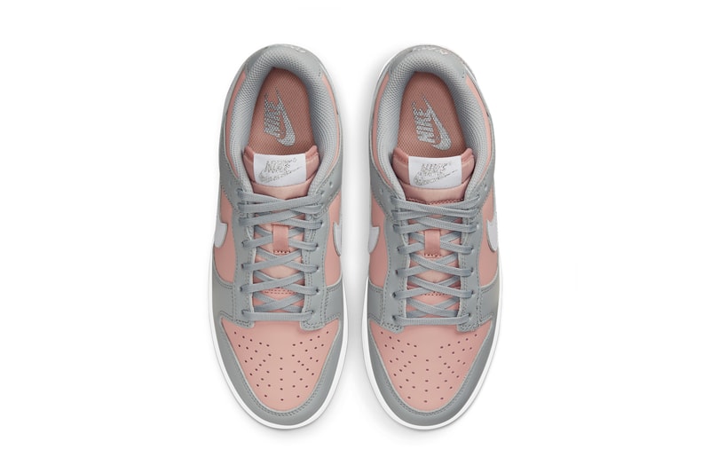 nike sportswear dunk low pink white gray dm8329 600 official release date info photos price store list buying guide