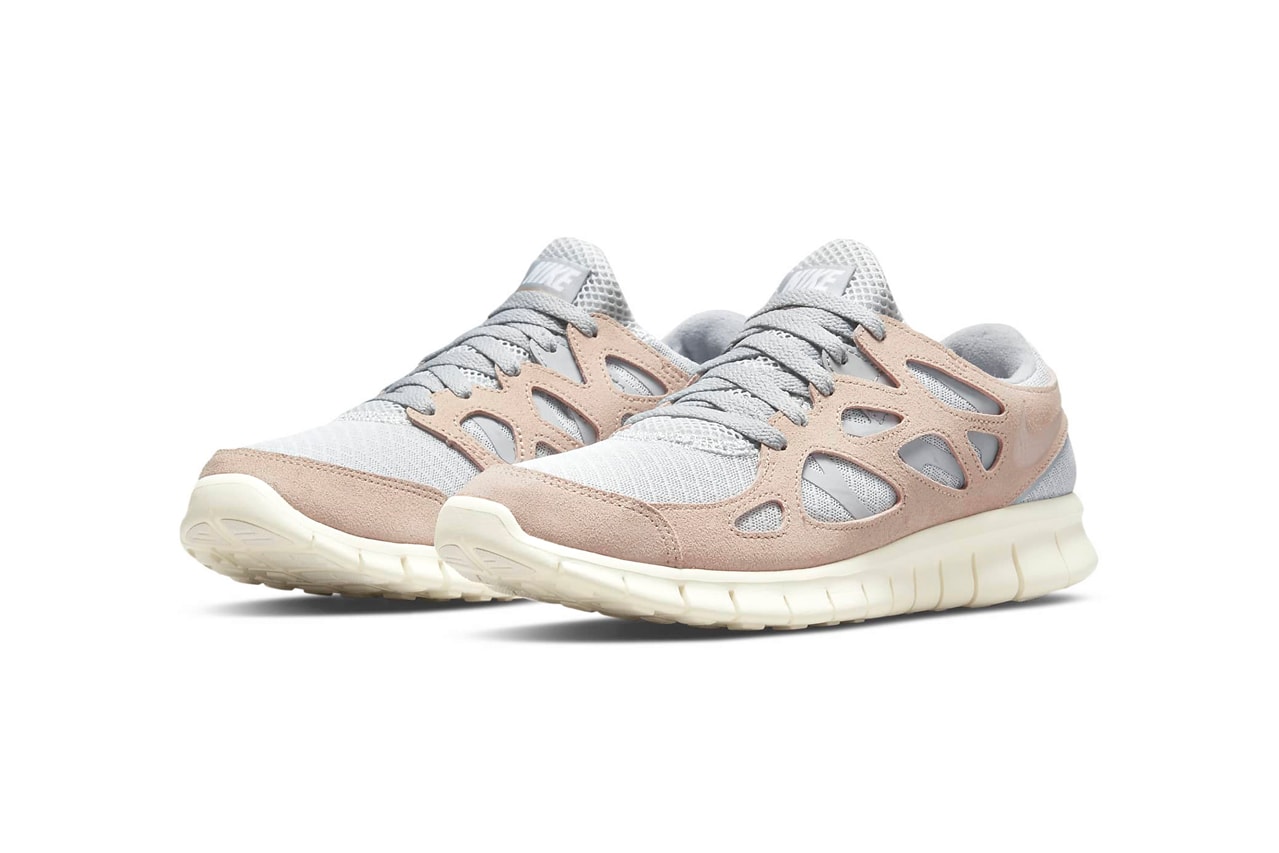 Nike Free Run 2 Pure Platinum/Wolf Grey/Sail/Fossil Stone Style: 537732-013 Hender Scheme Release Information Drop Date Closer First Look Swoosh Bare Foot Feel Shoes Trainers Sneakers Footwear