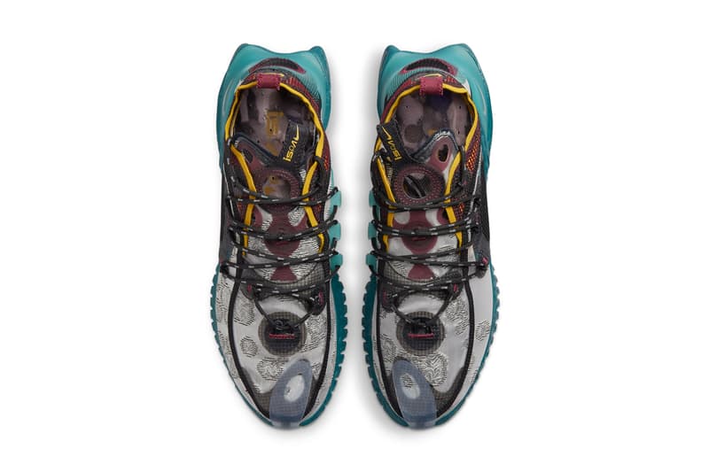 nike ispa flow 2020 black teal gray burgundy gold DM2832 001 official release date info photos price store list buying guide