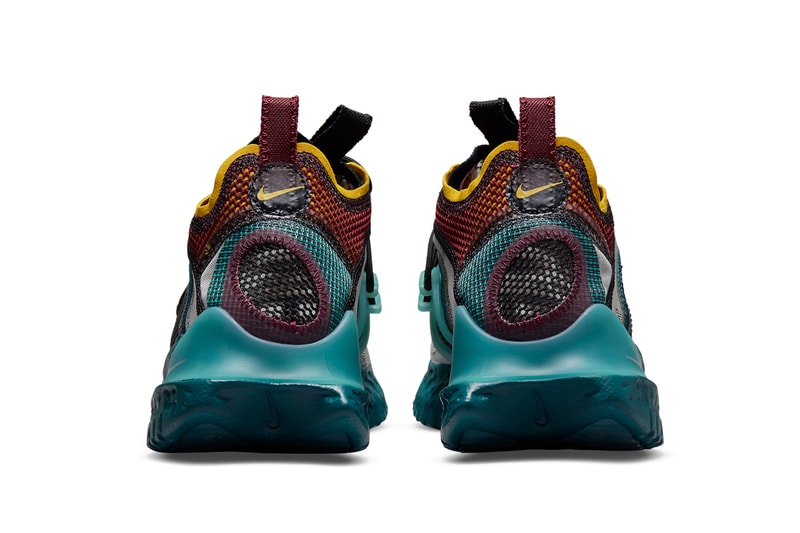 nike ispa flow 2020 black teal gray burgundy gold DM2832 001 official release date info photos price store list buying guide