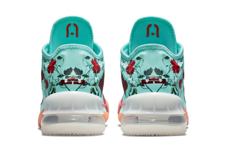 nike lebron 18 low floral CV7562 400 release info store list buying guide photos price 