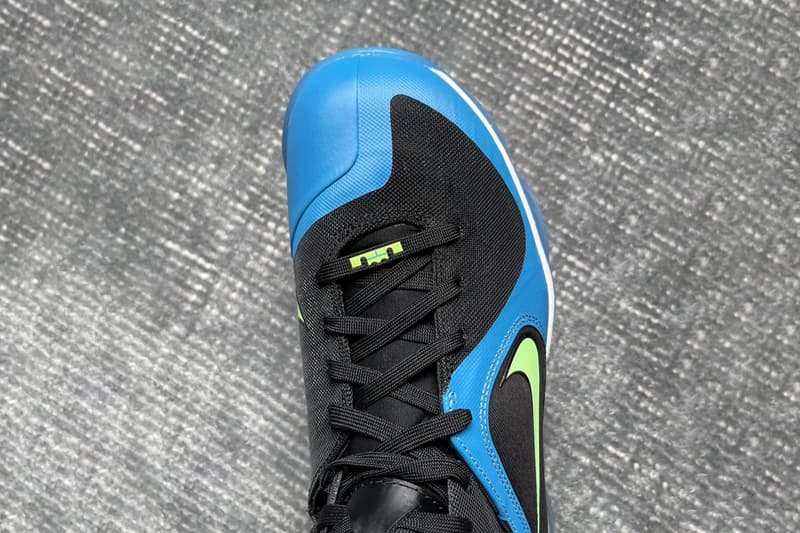 nike basketball lebron james 9 south coast 10th anniversary blue black volt red official release date info photos price store list buying guide