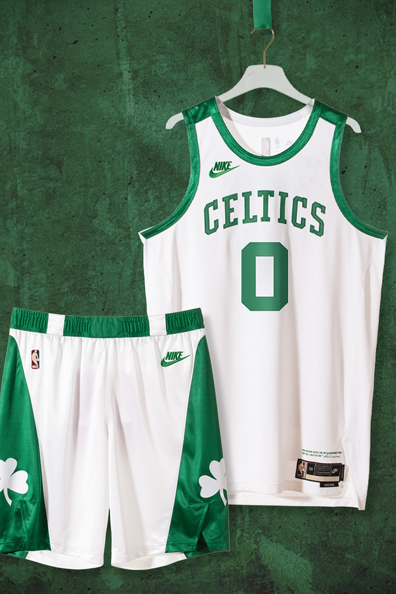 Nike NBA Classic Edition Uniforms 75th Anniversary Season Release 2021-22 Boston Celtics New York Knicks Golden State Warriors