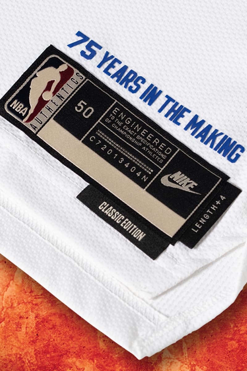 Nike NBA Classic Edition Uniforms 75th Anniversary Season Release 2021-22 Boston Celtics New York Knicks Golden State Warriors