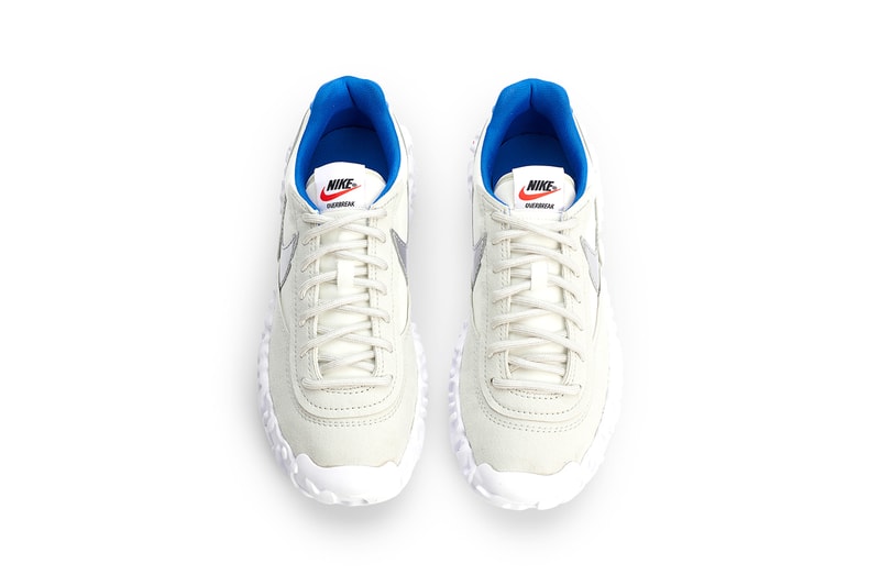 Nike OverBreak SP "Light Bone/Metallic Silver" Fall Winter 2021 Footwear Sneaker Release Information Drop Date Très Bien Swoosh