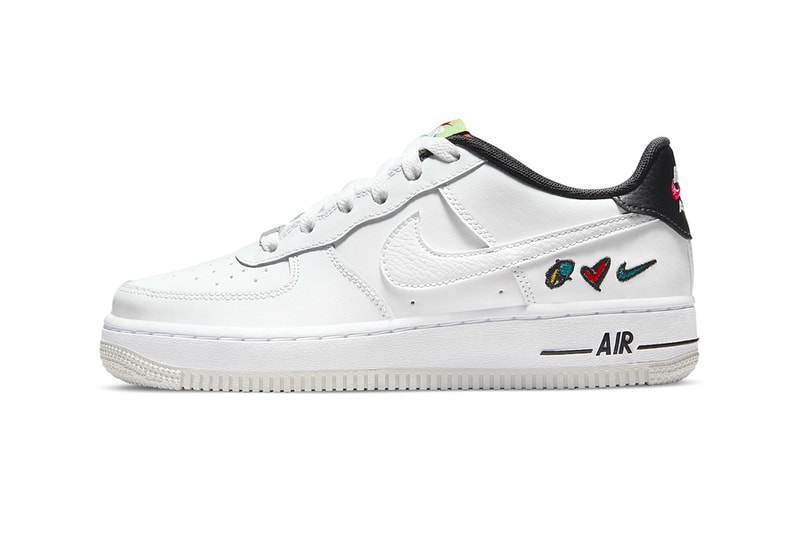 nike peace love color block kids exclusive swoosh sneaker nike air huarache Nike air more uptempo air force 1 low release reveal drop info