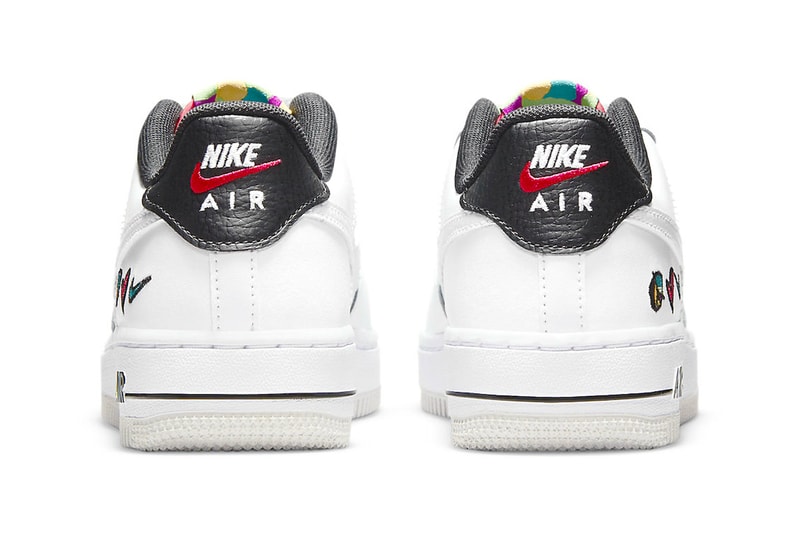 nike peace love color block kids exclusive swoosh sneaker nike air huarache Nike air more uptempo air force 1 low release reveal drop info