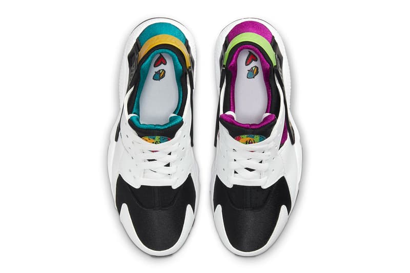 tênis nike paz amor cor bloco infantil exclusivo swoosh nike air huarache Nike air mais uptempo air force 1 liberação baixa revelar informações de queda