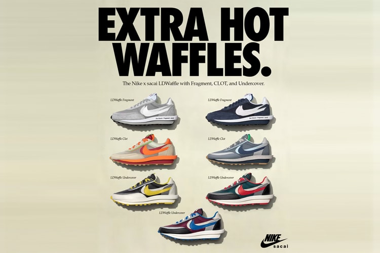 sacai and Nike Officially Reveal Its Three Upcoming LDWaffle Collabs