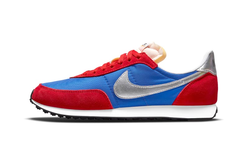 nike waffle trainer red