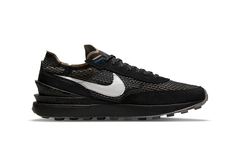 nike sportswear waffle one 1 black iron grey game royal tan DM6162 010 official release date info photos price store list buying guide