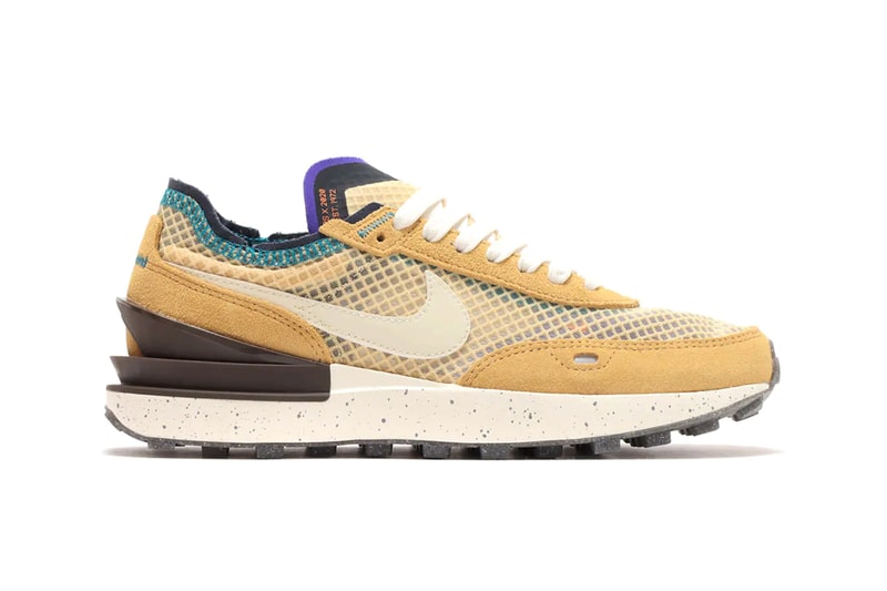 nike sportswear waffle one 1 twine coconut milk canvas baroque brown purple aqua dm6437 737 official release date info photos price store list buying guide