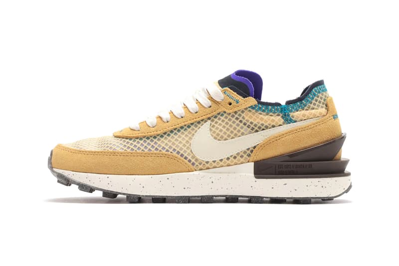 nike sportswear waffle one 1 twine coconut milk canvas baroque brown purple aqua dm6437 737 official release date info photos price store list buying guide