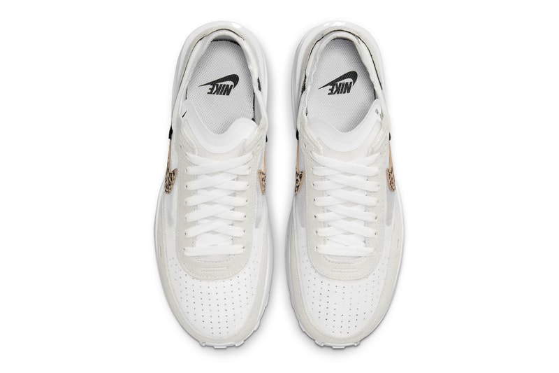 Nike Waffle One "Leopard Pack" Release footwear swooshes sneakers mesh suede animal print black white dj9776-001 dj9776-100