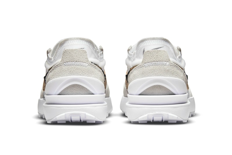 Nike Waffle One "Leopard Pack" Release footwear swooshes sneakers mesh suede animal print black white dj9776-001 dj9776-100