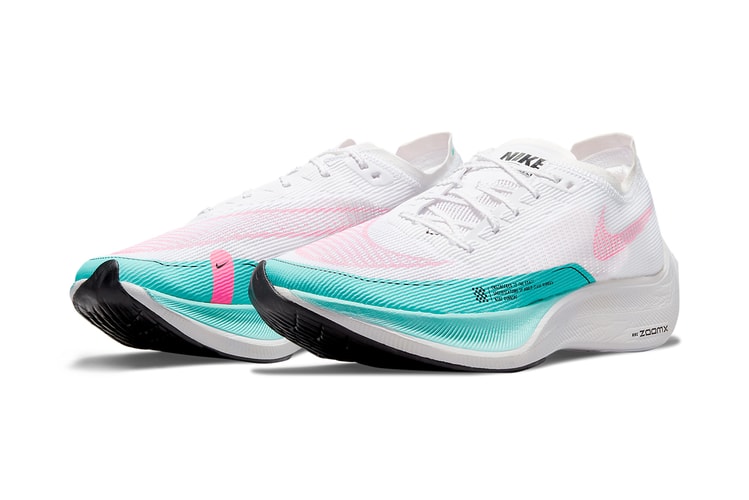 Nike Whips Up the ZoomX VaporFly NEXT% in a "White/Dynamic Turquoise" Palette