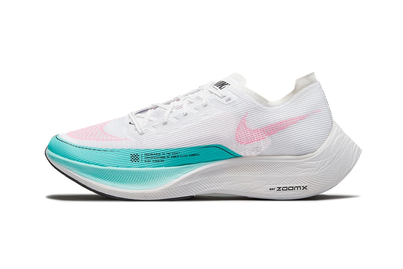 nike zoomx vaporfly next 2 white dynamic turquoise hyper pink CU4111 101 release date info store list buying guide photos price south beach. 