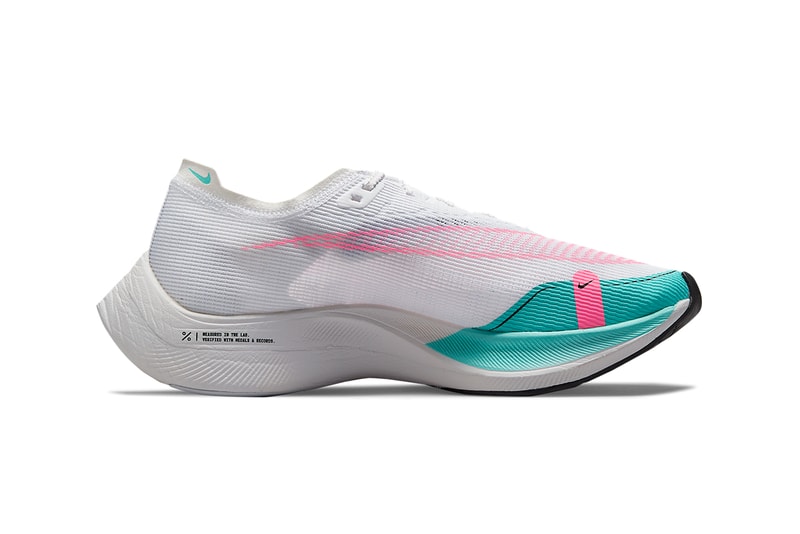 nike zoomx vaporfly next 2 white dynamic turquoise hyper pink CU4111 101 release date info store list buying guide photos price south beach. 