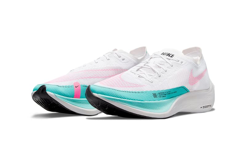 nike zoomx vaporfly next 2 white dynamic turquoise hyper pink CU4111 101 release date info store list buying guide photos price south beach. 