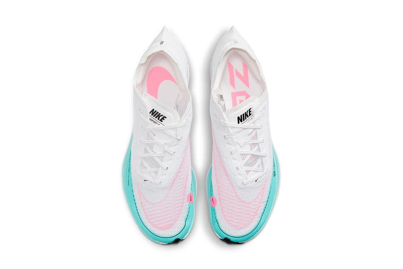 nike zoomx vaporfly next 2 white dynamic turquoise hyper pink CU4111 101 release date info store list buying guide photos price south beach. 