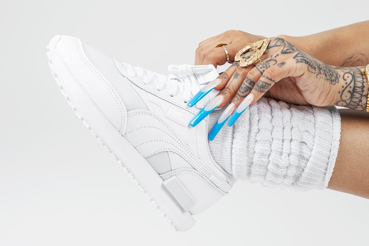 the marathon clothing tmc puma nipsey hussle miami story groovey lew future rider white blue official release date info photos price store list buying guide