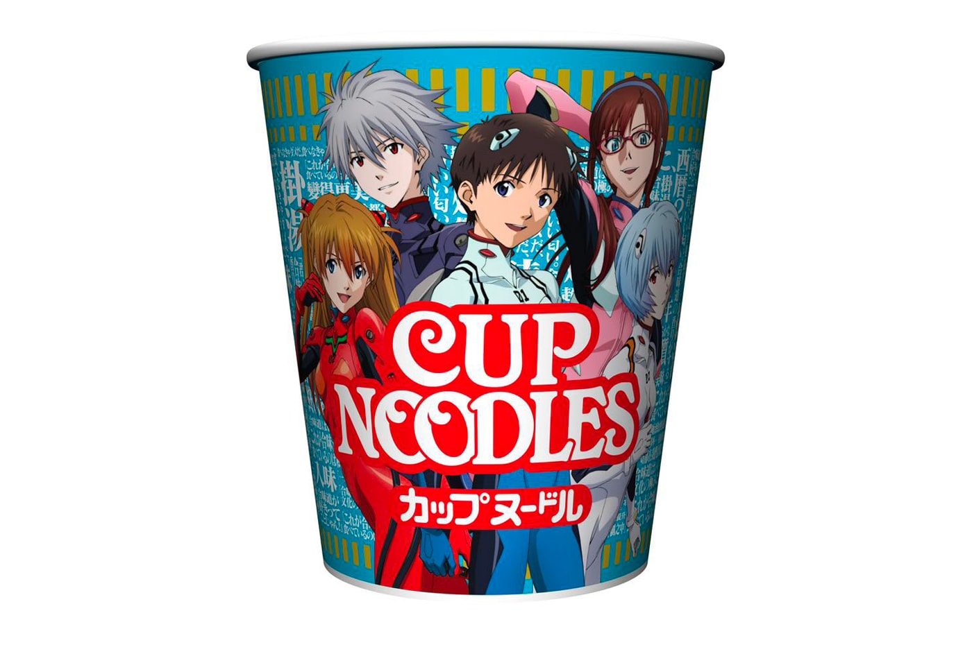 Nissin Neon Genesis Evangelion Cup Noodles Official Launch seafood spicy shrimp limited collection ayanami zero release information 50 anniversary