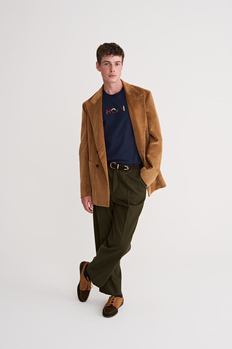 Noah Reveals Borderless FW21 Collection Brendon Banbenzien Creative director founder nyc hideout amagansett dover street market la  clubhouse Tokyo Osaka noodle shop london DJ radio station disco tiger print heavy corduroy jacket suit bomber release