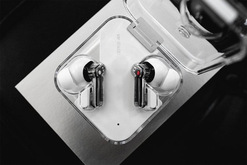 nothing ear 1 wireless earbuds bluetooth audio closer look images gallery detailed hbx 