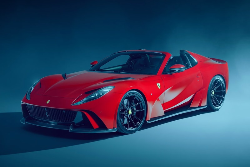 novitec n largo carbon fiber body performance upgrade kit v12 ferrari 812 gts 840 horsepower custom