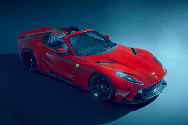 novitec n largo carbon fiber body performance upgrade kit v12 ferrari 812 gts 840 horsepower custom