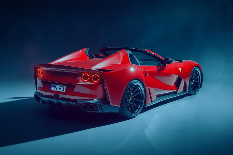 novitec n largo carbon fiber body performance upgrade kit v12 ferrari 812 gts 840 horsepower custom 