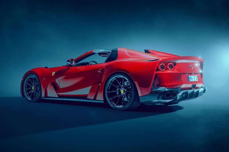 novitec n largo carbon fiber body performance upgrade kit v12 ferrari 812 gts 840 horsepower custom