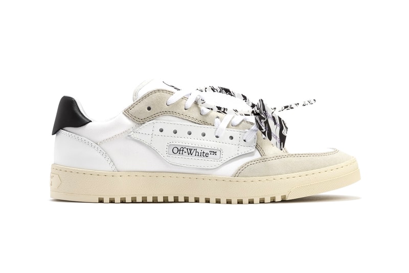 off white virgil abloh 5 0 sneaker black white tan low top official release date info photos price store list buying guide